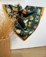 Pañuelo satén estampado - Imagen 5
