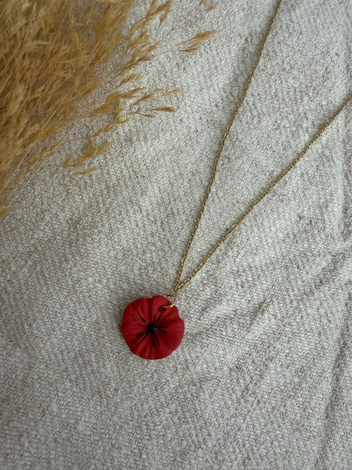 Colgante flor de jara o amapola - Imagen 3