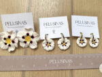 Pendientes Flor de Jara tamaño real - Imagen 2